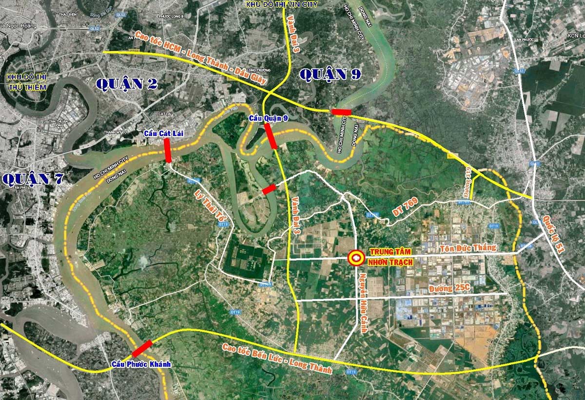 Tiềm năng hạ tầng giao thông phát triển của vị trí toạ lạc Eco-Village-Saigon-River